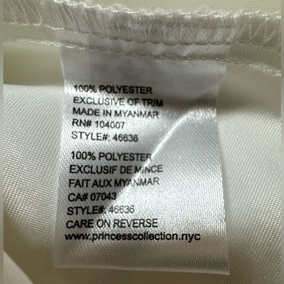 American Princess White Dress with Pearl Details - Picture 13 of 13